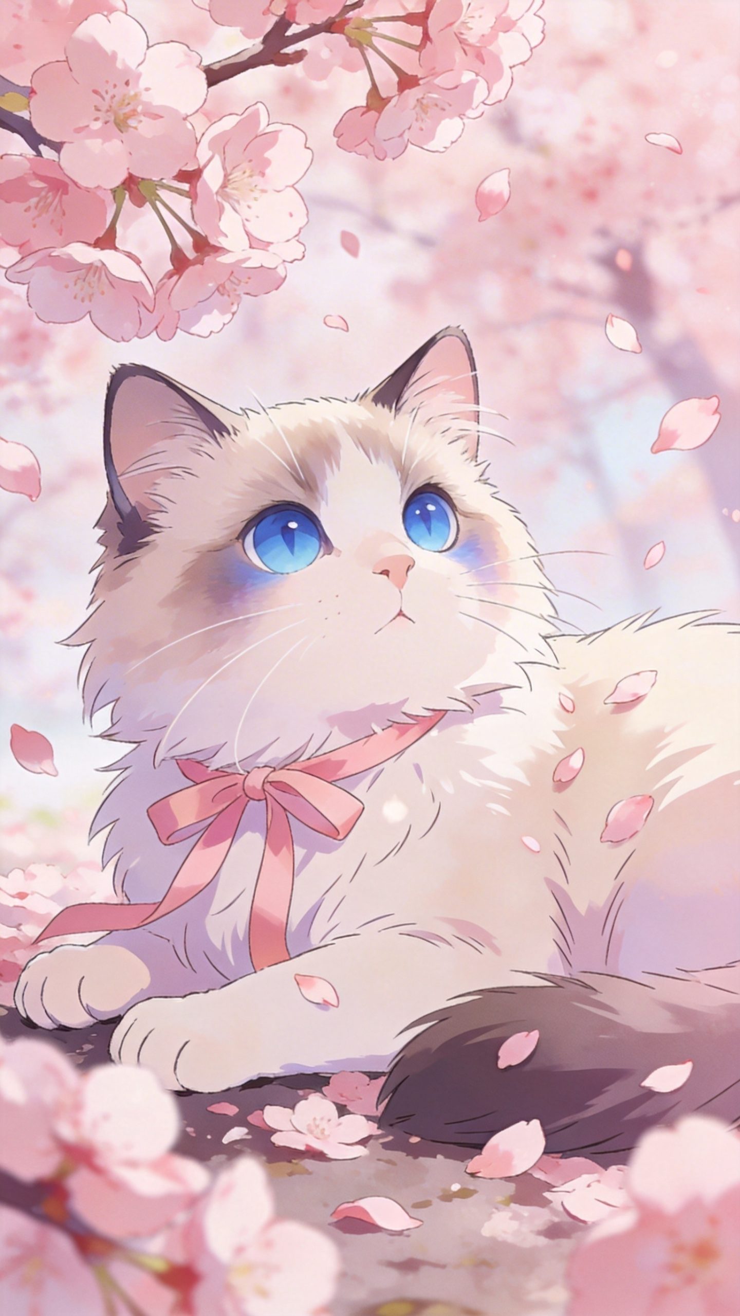 图片[1]-【手机壁纸20260310】粉粉猫-讯唯工作室
