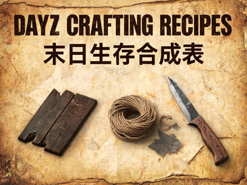【玩法教程】DayZ物品合成表-讯唯工作室