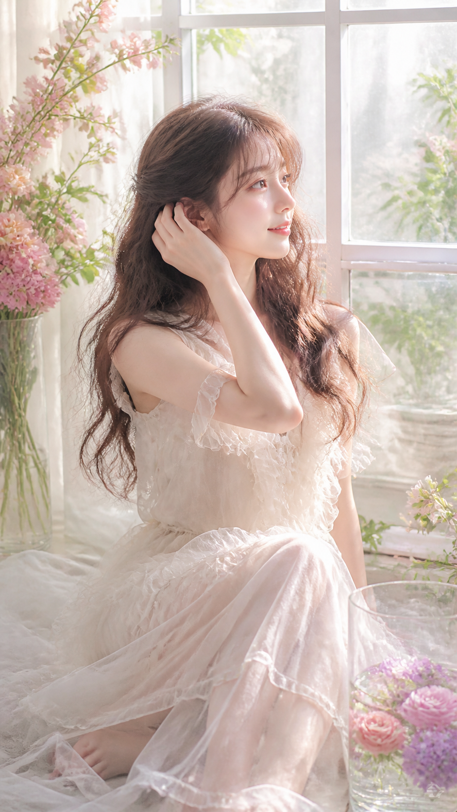 V2-侧望窗外 · 温婉侧脸